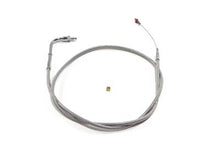 Load image into Gallery viewer, 42.875 Braided Stainless Steel Idle Cable 1990 / 1995 FXST 1990 / 1995 FLST