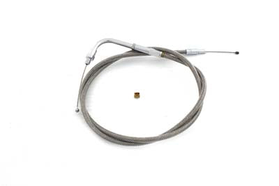 Braided Stainless Steel Throttle Cable with 38 Casing 1976 / 1980 FL 1976 / 1980 FX 1976 / 1980 XL
