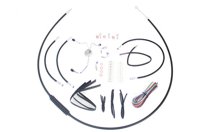 15 -17 Handlebar Cable and Brake Line Kit 2008 / 2013 FLHX with ABS2008 / 2013 FLHT with ABS2008 / 2013 FLHTC with ABS2008 / 2013 FLHTCU with ABS