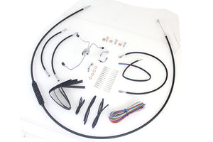 12 -14 Handlebar Cable and Brake Line Kit 2008 / 2013 FLHX with ABS2008 / 2013 FLHT with ABS2000 / 2013 FLHTC with ABS2008 / 2013 FLHTCU with ABS