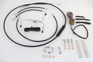 12 -14 Handlebar Cable and Brake Line Kit 2014 / 2015 FLHX without ABS2014 / 2015 FLHT without ABS2014 / 2015 FLHTC without ABS2014 / 2015 FLHTCU without ABS