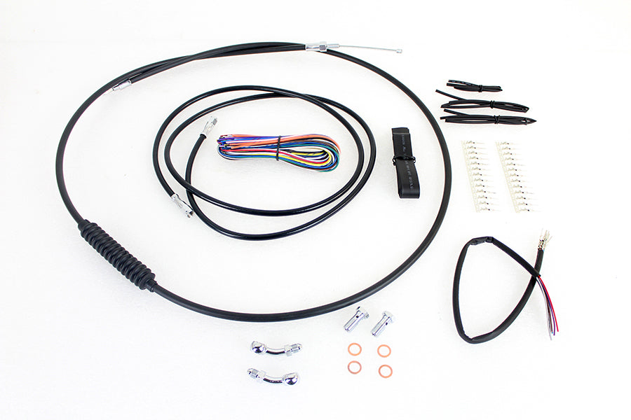 12 -14 Handlebar Cable and Brake Line Kit 2008 / 2013 FLHR with ABS2008 / 2013 FLTR with ABS