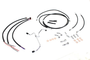 12 -14 Handlebar Cable and Brake Line Kit 2014 / 2015 FLHX without ABS2014 / 2015 FLHT without ABS2014 / 2015 FLHTC without ABS2014 / 2015 FLHTCU without ABS