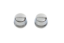 Load image into Gallery viewer, Chrome Front Axle Cap Cover Set, Cap Style 2000 / 2007 FLT Front Fitment2000 / 2007 FLHT 2004 / 2007 FXD