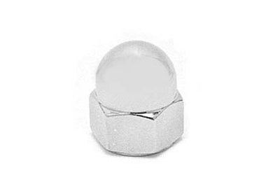 Chrome Acorn Nuts Fine 1/4