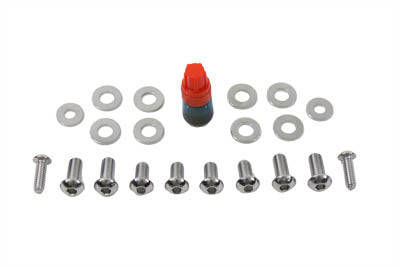 Headlamp Cowl Screw Kit Chrome 1960 / 1984 FL