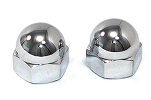 Chrome Axle Nut Kit Acorn Style 0 /  Custom application