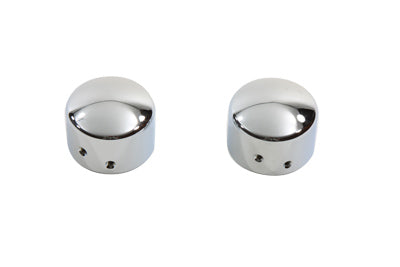Chrome Front Axle Cap Cover Set Cap Style 2007 / 2017 FXST except 2002-up VSRC, FXCW, FXCWC, FXSTD2008 / UP FLT 2008 / 2017 FXD 2008 / UP XL