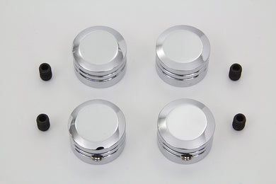 Head Bolt Cover Set Chrome 1999 / 2017 FXD 1999 / UP FLST 1999 / UP FXST 1999 / 2016 FLT