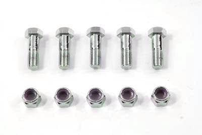 Chrome Sprocket Bolt Set 1973 / 1984 FX spoke wheel1973 / 1984 FL spoke wheel1979 / 1990 XL spoke wheel1984 / 1998 FXST spoke wheel1986 / 1998 FLST spoke wheel