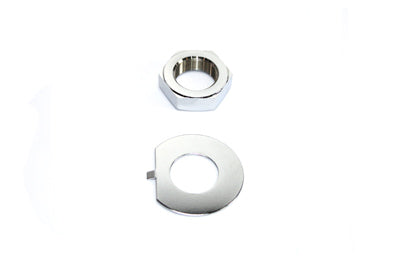 Fork Stem Chrome Nut and Lock Washer Kit 1960 / 1984 FL 1984 / 1999 FXST 1986 / 1999 FLST