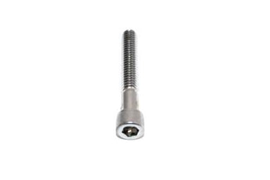Allen Socket Cap Bolt Knurled Chrome 1/4