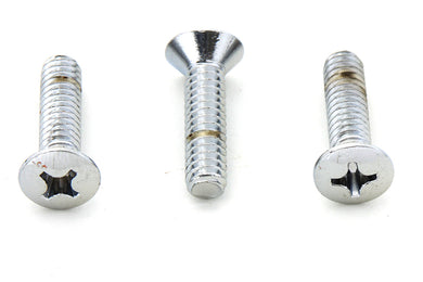 Chrome Cover Screw Set 0 /  Replacement application for S&S covers