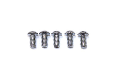 Allen Button Head Screws Chrome 1/4