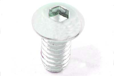 Allen Button Head Screws Chrome 1/4