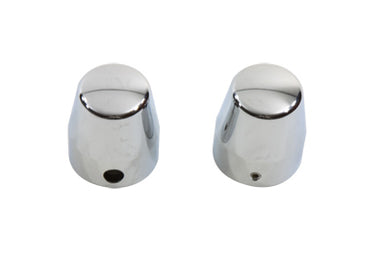 Chrome Rear Axle Caps Smooth Style 1987 / 2006 FLST 1987 / 2006 FXST