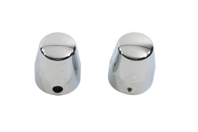 Chrome Rear Axle Caps Smooth Style 1987 / 2006 FLST 1987 / 2006 FXST