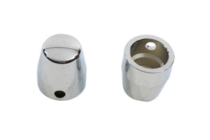 Chrome Rear Axle Caps Smooth Style 1987 / 2006 FLST 1987 / 2006 FXST