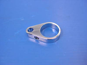 35mm Clutch Cable Clamp Chrome 0 /  All models with 38mm fork tubes