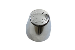 Chrome Rear Axle Nut Caps Maltese Style 1987 / 2006 FXST 1987 / 2006 FLST