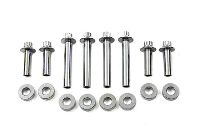 Head Bolt Set Chrome 1986 / 1991 FXST 1986 / 1991 FLST 1986 / 1991 FLT 1986 / 1991 FXR 1986 / 1992 XL 1991 / 1991 FXD