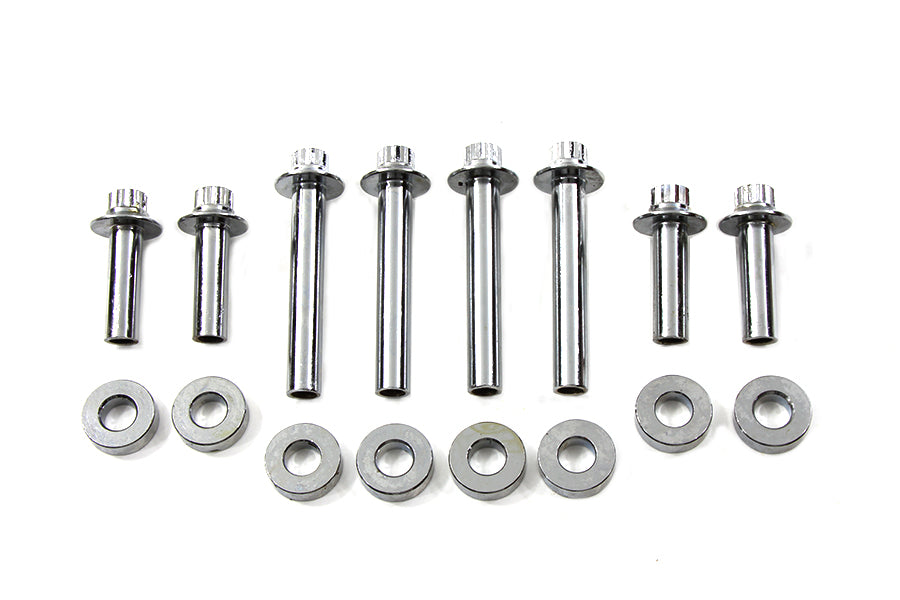 Head Bolt Set Chrome 1986 / 1991 FXST 1986 / 1991 FLST 1986 / 1991 FLT 1986 / 1991 FXR 1986 / 1992 XL 1991 / 1991 FXD