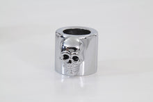 Load image into Gallery viewer, Pushrod Cover Cup Set Skull Chrome 1936 / 1940 EL 1941 / 1984 FL 1971 / 1984 FX 1984 / UP FXST 1982 / 1984 FXR 1985 / 1994 FXR 1991 / 2017 FXD 1986 / UP FLST 1979 / 1984 FLT 1985 / UP FLT 1957 / 1989 XL