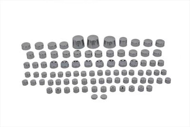 Wyatt Gatling Chrome Bolt Cap 87 Piece Cover Kit 2000 / 2006 FXST 2000 / 2006 FLST