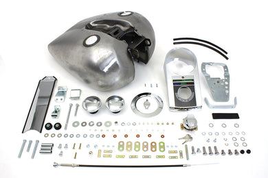 Bobbed 4.0 Gallon Gas Tank Kit 1995 / 2005 FXD