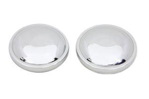 Stock Style Gas Cap Set Vented and Non-Vented Chrome 1973 / 1982 FL 1979 / 1982 FXS