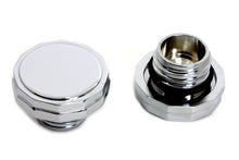 Load image into Gallery viewer, Chrome Hexagon Style Vented and Non-Vented Gas Cap Set 1996 / 1999 FXST 1996 / 1999 FLST