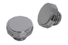 Load image into Gallery viewer, Chrome Hexagon Style Vented and Non-Vented Gas Cap Set 1996 / 1999 FXST 1996 / 1999 FLST