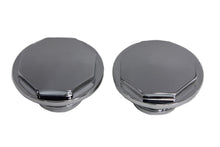 Load image into Gallery viewer, Chrome Button Head Hexagon Vented and Non-Vented Gas Cap Set 1996 / 1999 FXST 1996 / 1999 FLST