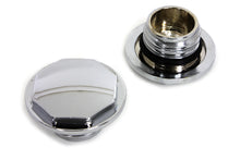 Load image into Gallery viewer, Chrome Button Head Hexagon Vented and Non-Vented Gas Cap Set 1996 / 1999 FXST 1996 / 1999 FLST