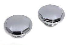 Load image into Gallery viewer, Chrome Button Head Hexagon Vented and Non-Vented Gas Cap Set 1996 / 1999 FXST 1996 / 1999 FLST