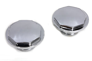 Chrome Button Head Hexagon Vented and Non-Vented Gas Cap Set 1996 / 1999 FXST 1996 / 1999 FLST