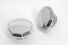 Load image into Gallery viewer, Chrome Button Head Hexagon Vented and Non-Vented Gas Cap Set 1996 / 1999 FXST 1996 / 1999 FLST