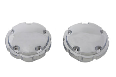 Chrome Techno Style Vented and Non-Vented Gas Cap Set 1996 / 1999 FXST 1996 / 1999 FLST