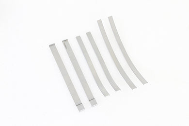Emblem/Trim Mount Strip Set Raw Steel 1936 / 1946 EL 1941 / 1946 FL 1937 / 1946 U 1937 / 1946 W 1937 / 1946 G