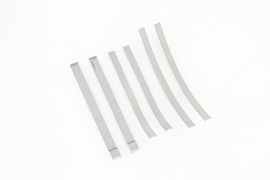 Emblem/Trim Mount Strip Set Raw Steel 1936 / 1946 EL 1941 / 1946 FL 1937 / 1946 U 1937 / 1946 W 1937 / 1946 G