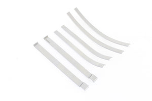 Emblem/Trim Mount Strip Set Raw Steel 1936 / 1946 EL 1941 / 1946 FL 1937 / 1946 U 1937 / 1946 W 1937 / 1946 G