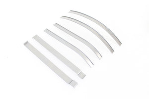 Emblem/Trim Mount Strip Set Raw Steel 1936 / 1946 EL 1941 / 1946 FL 1937 / 1946 U 1937 / 1946 W 1937 / 1946 G