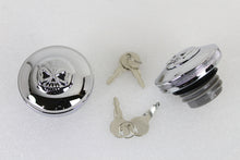 Load image into Gallery viewer, Keyed Gas Cap Set Vented and Non-Vented Chrome 1996 / UP FXST