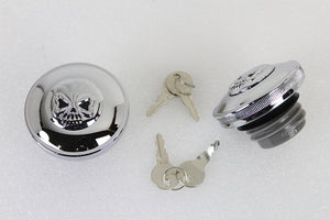 Keyed Gas Cap Set Vented and Non-Vented Chrome 1996 / UP FXST