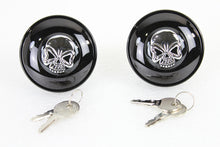 Load image into Gallery viewer, Keyed Gas Cap Set Vented and Non-Vented Black 1996 / UP FXST