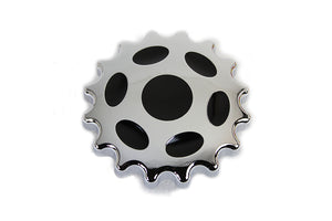 Sprocket Gas Cap Non-Vented Chrome 2000 / 2017 FLST 2000 / 2017 FXST