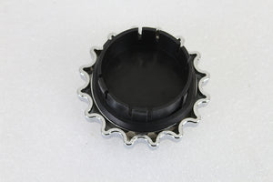 Sprocket Gas Cap Non-Vented Chrome 2000 / 2017 FLST 2000 / 2017 FXST