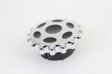 Load image into Gallery viewer, Sprocket Gas Cap Non-Vented Chrome 2000 / 2017 FLST 2000 / 2017 FXST