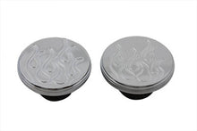 Load image into Gallery viewer, Flame Style Gas Cap Set Vented and Non-Vented 1984 / 1995 FXST 1986 / 1995 FLST 1983 / 1984 FX 1983 / 1994 FXR 1983 / 1995 FLT