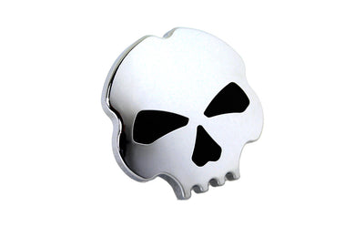 Skull Style Vented Gas Cap Chrome 1996 / UP XL 1996 / UP FLST 1996 / UP FXST 1996 / 2017 FXD